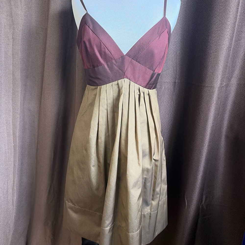 BCBGMaxAzria Burgundy Dress